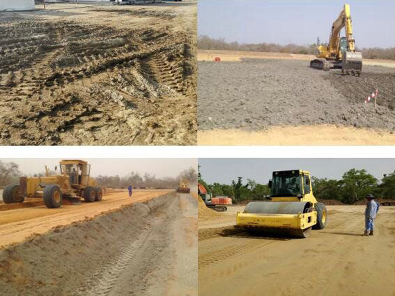 30赤道附近雨季國家油田達標處理泥漿巖屑+沙質(zhì)土面層固化